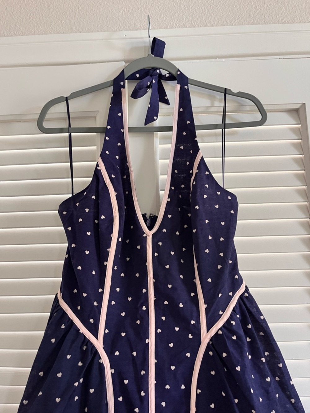 Anthropologie Maeve V-Neck Waisted Halter Midi Dress NWT - Picture 2 of 5